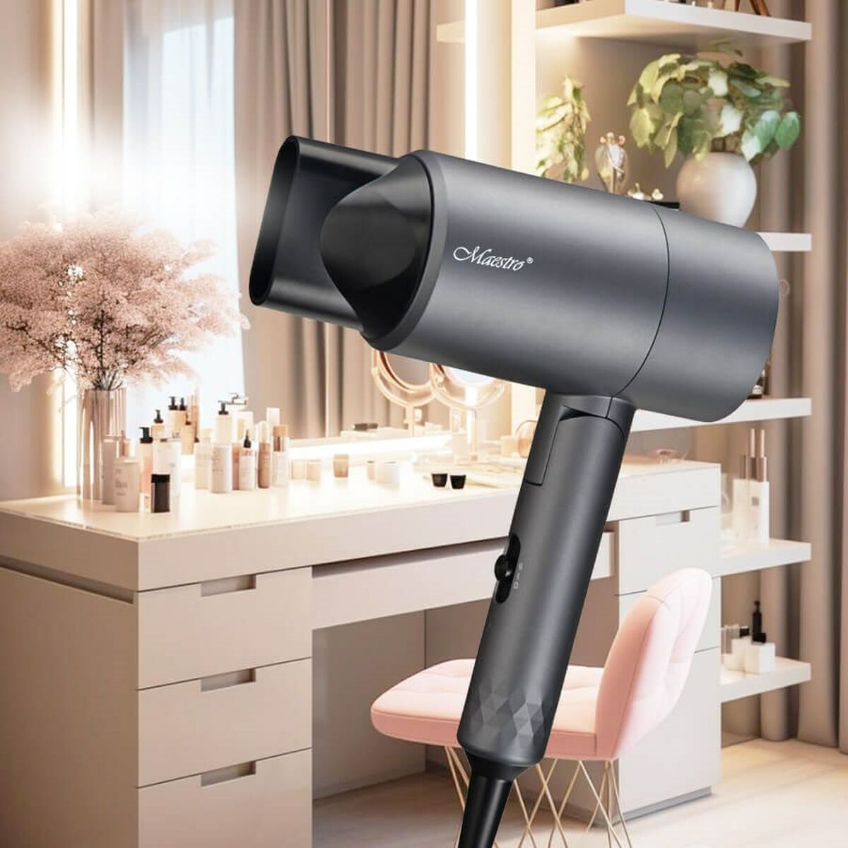 Hårtork Feel Maestro MR-209 Svart Grafit 1600 W - 3