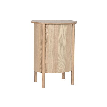Nattduksbord Home ESPRIT Naturell Gummi 48 x 35 x 66 cm