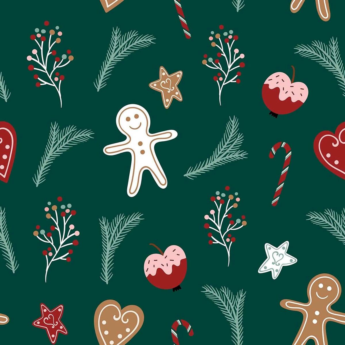 Fläckresistent bordsduk i harts Belum Merry Christmas Multicolour 150 x 150 cm - 4