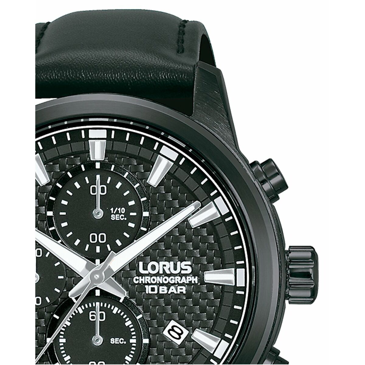 Herrklocka Lorus SPORTS Svart (Ø 45 mm) - 2