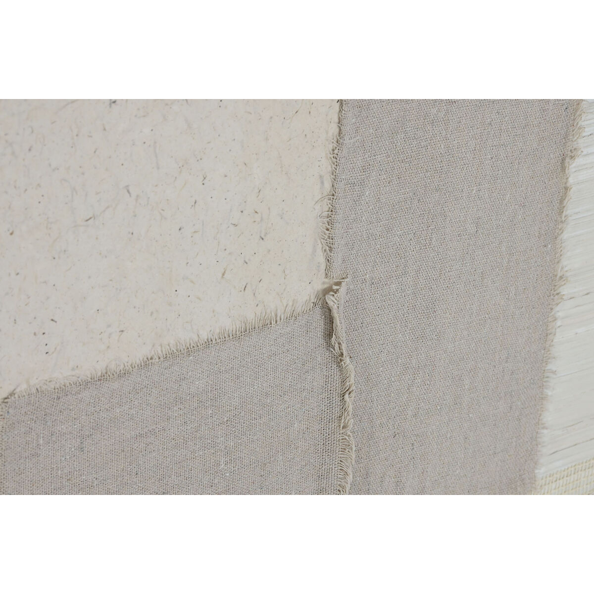 Tavla Home ESPRIT Brun Beige Jute polystyren Abstrakt Urban 62 x 3,2 x 62 cm (2 antal) - 3