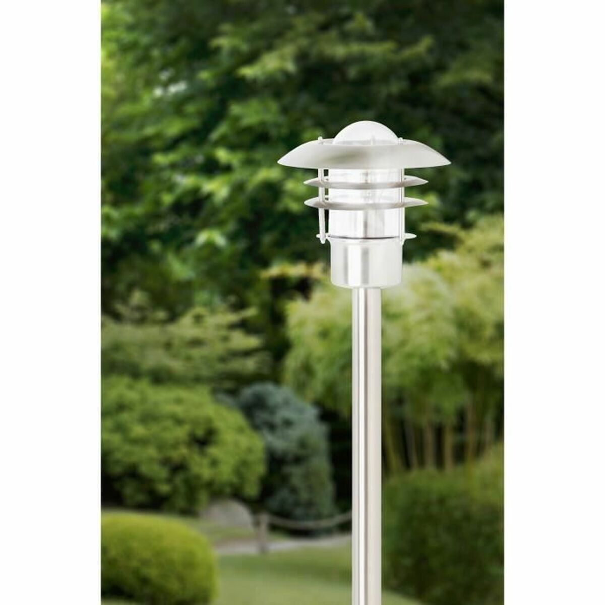 Solcellslampa Brilliant Terrence Transparent Silvrig 60 W - 2