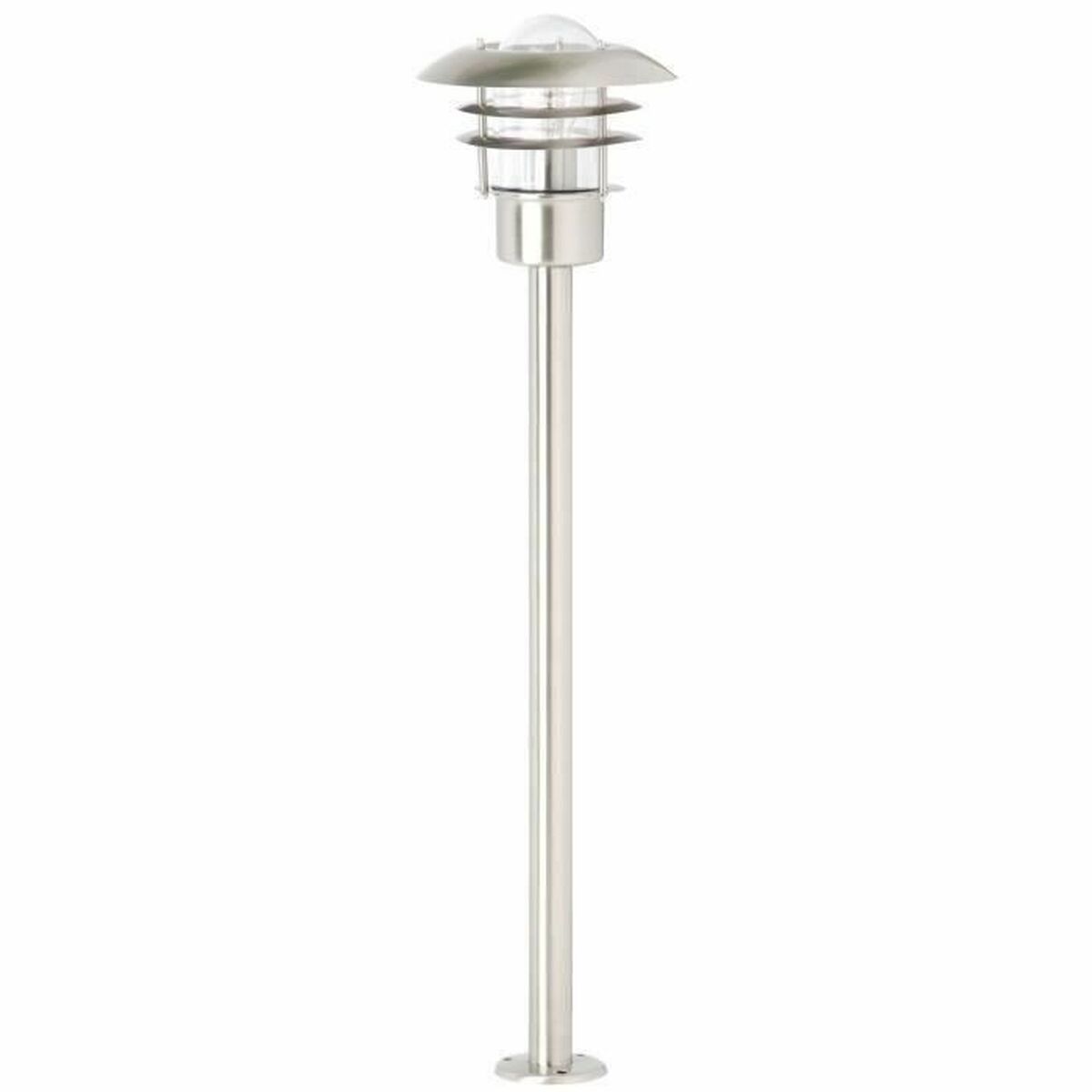 Solcellslampa Brilliant Terrence Transparent Silvrig 60 W