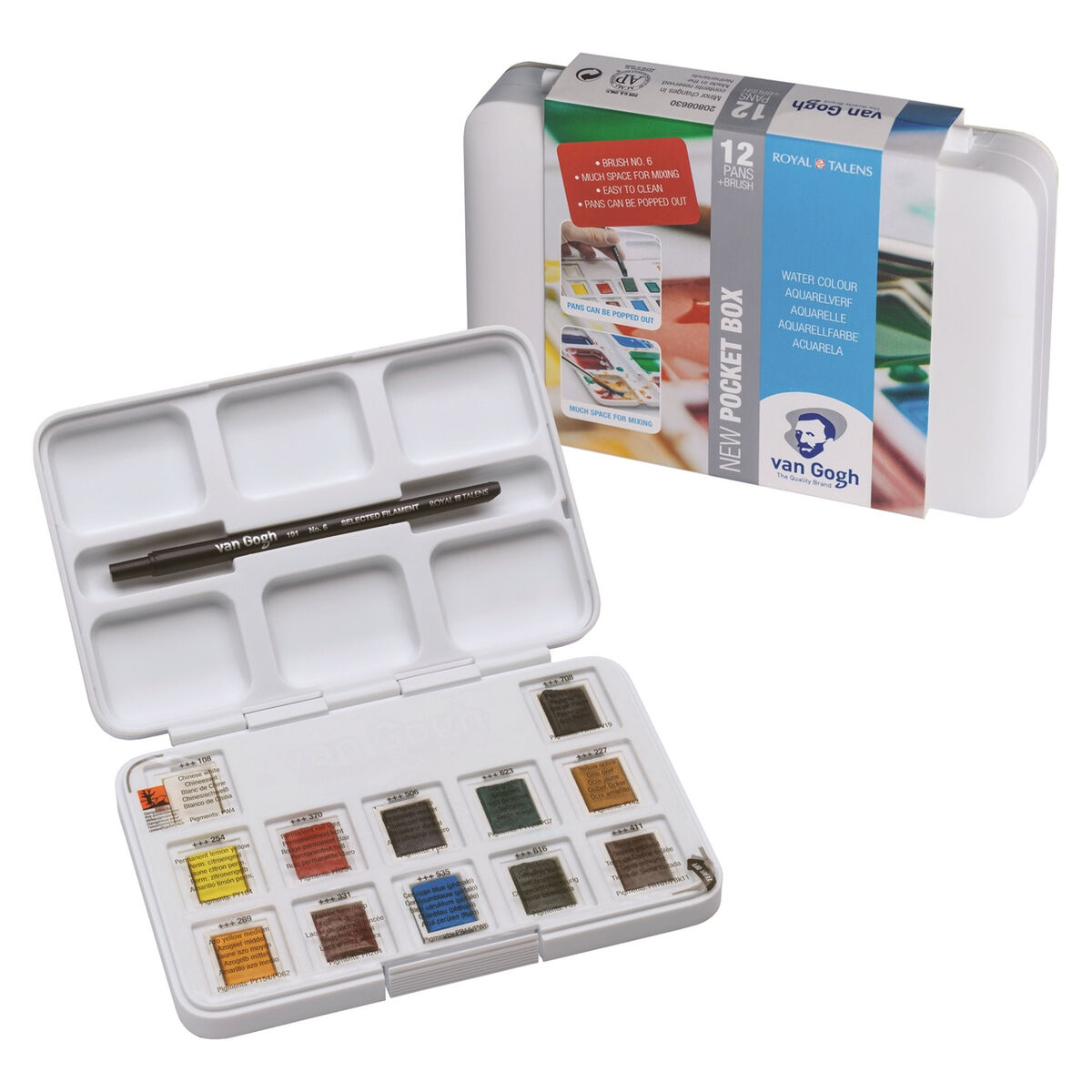 Sats med vattenfärger Talens Van Gogh Multicolour - 4