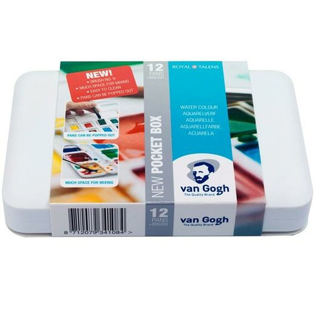 Sats med vattenfärger Talens Van Gogh Multicolour