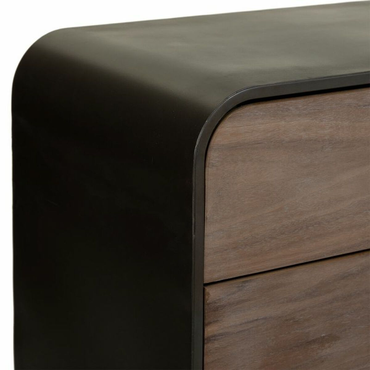 Kommod Alexandra House Living Brun Trä Järn Platta Granträ 40 x 78 x 120 cm - 8