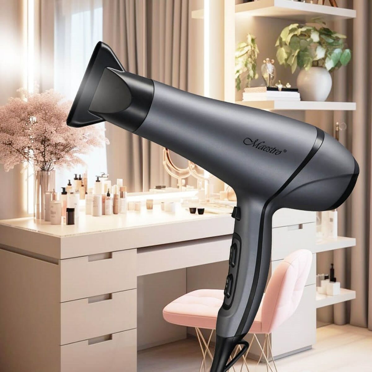 Hårtork Feel Maestro MR-215 Svart Grafit 2300 W - 2