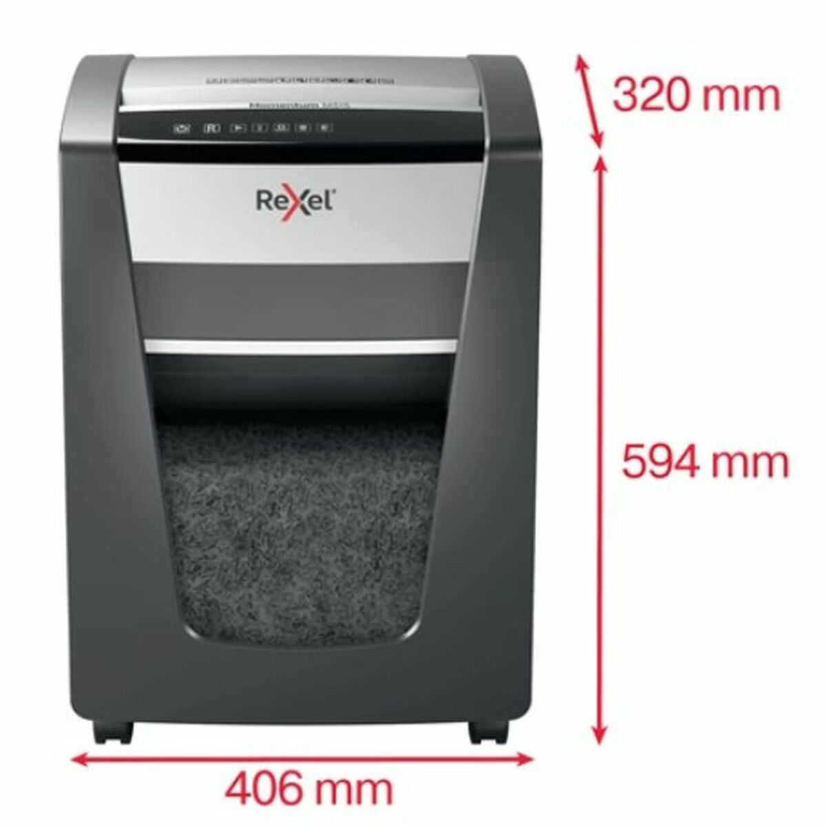 Dokumentförstörare Rexel Momentum X420 - 4
