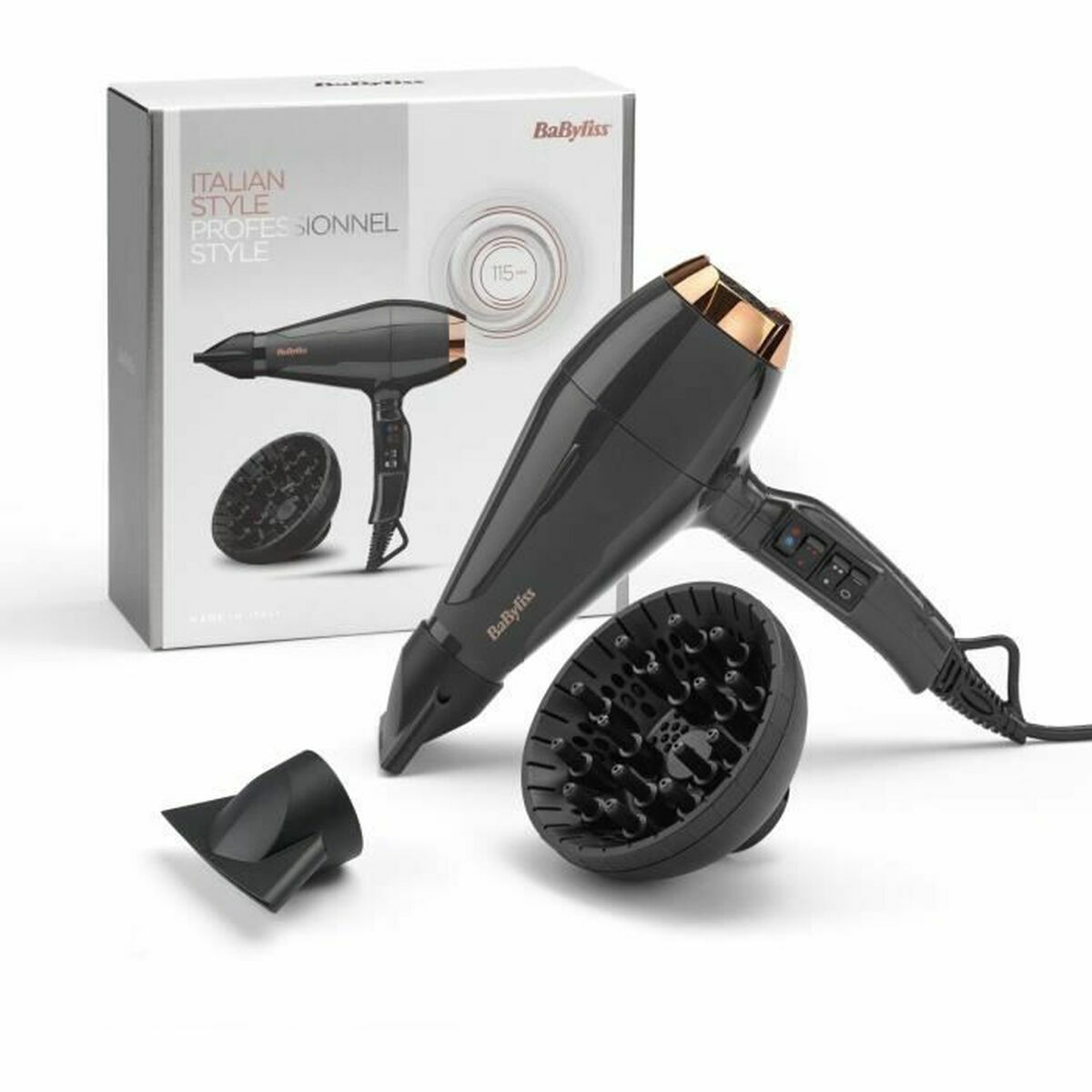Hårtork Babyliss 6719DE Svart 2200 W - 3
