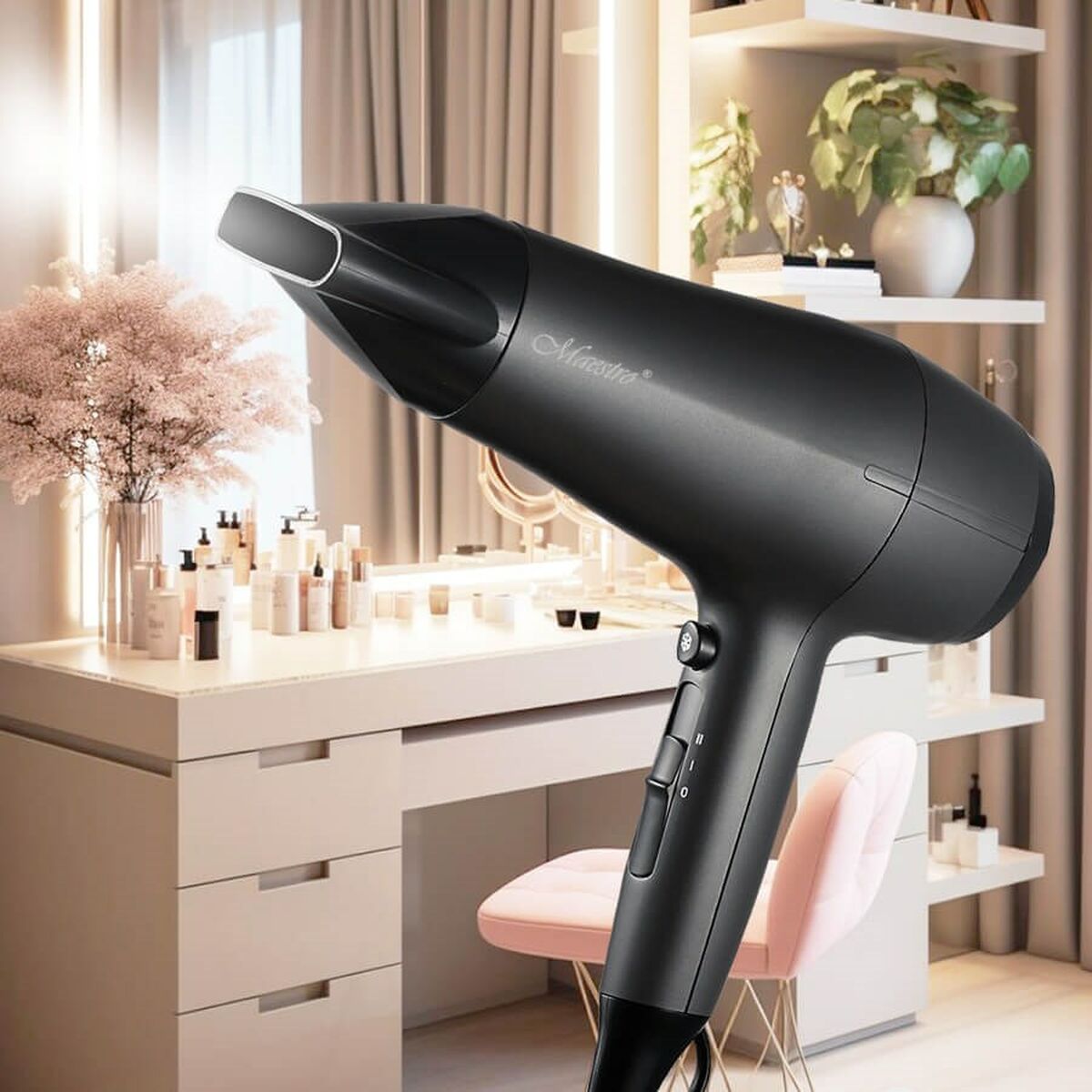 Hårtork Feel Maestro MR-217 Svart Grafit 2200 W - 2