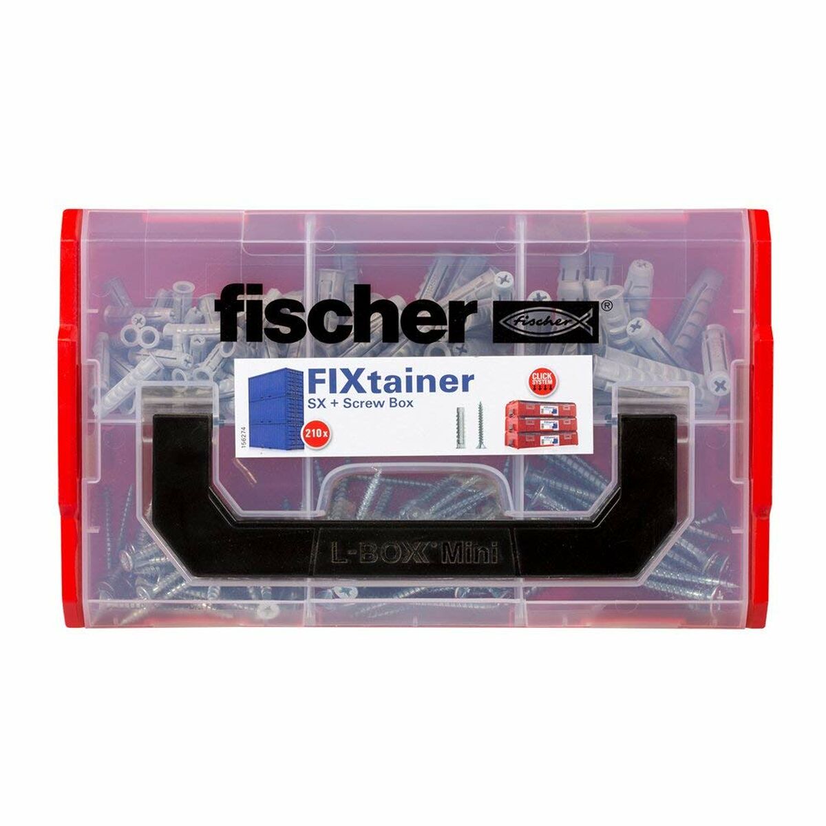 Pluggar och skruv Fischer Fixtainer - 4