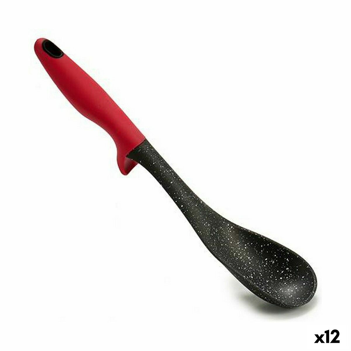 Slev Nylon 7 x 32 x 7 cm Svart Röd (12 antal)