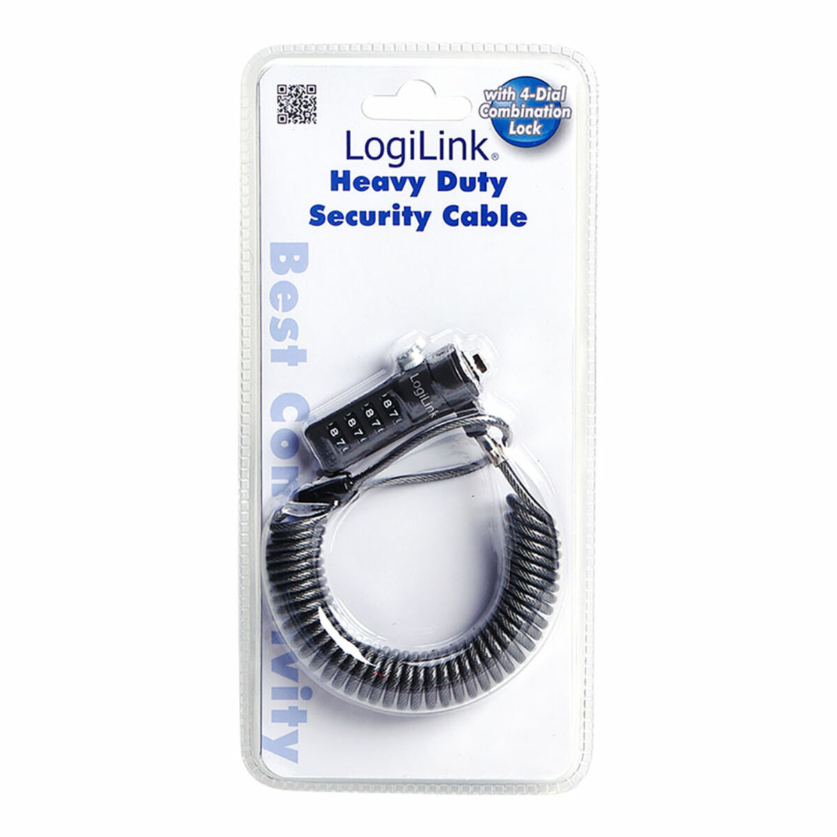 Stöldskyddskabel LogiLink 1,8 m Bärbar dator - 2