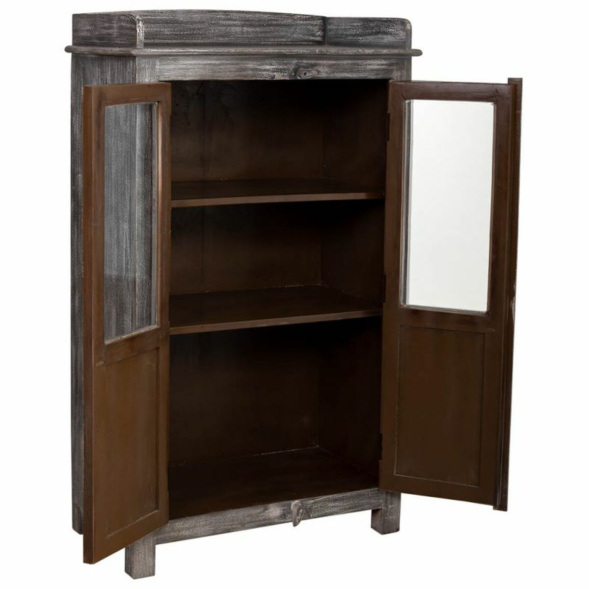 Visningsställ Alexandra House Living Svart Mangoträ 41 x 128 x 74 cm - 3