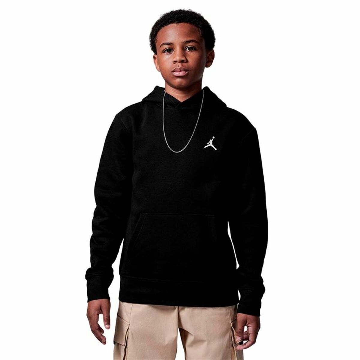 Tröja med huva Unisex Jordan Jdb Mj Brooklyn Flc Po