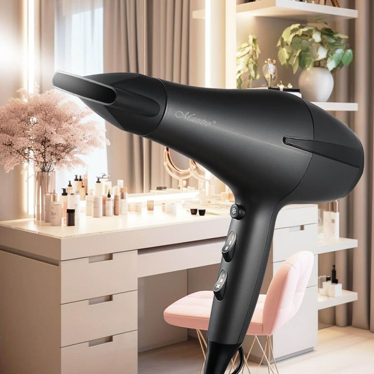 Hårtork Feel Maestro MR-223 Svart Grafit 2400 W - 2