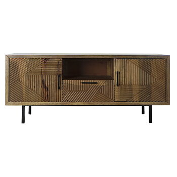 TV-möbler DKD Home Decor Naturell Ljusbrun 125 x 40 x 54,5 cm