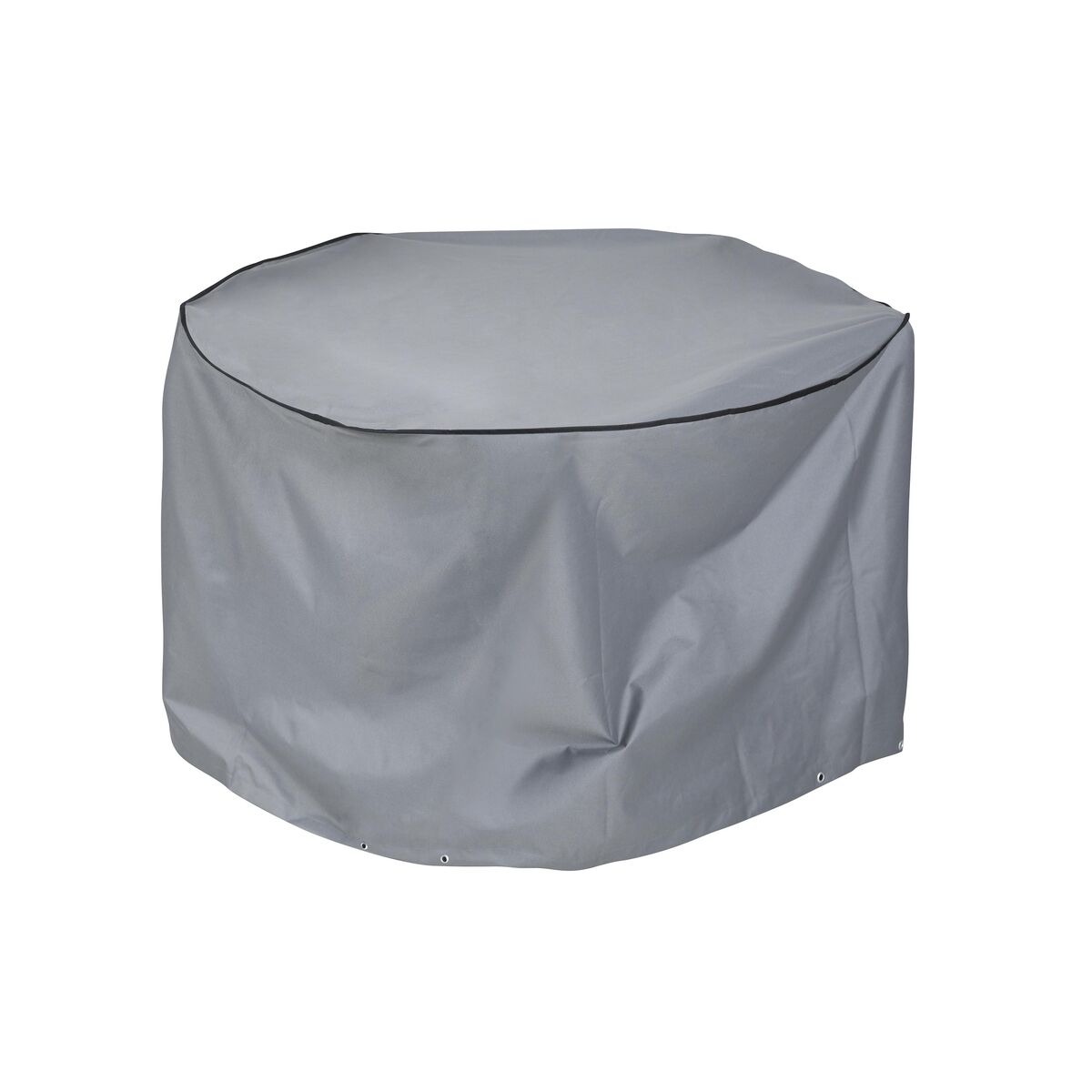 Skyddsväska DKD Home Decor Bord Svart Aluminium Mörkgrå (132 x 132 x 75 cm) - 2