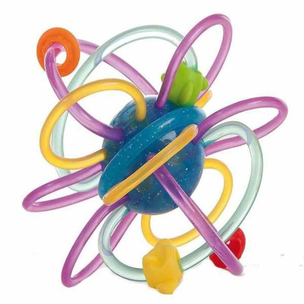 Skallra för bebis Ringar Flexibel 12 cm (Ø 12 cm) - 2