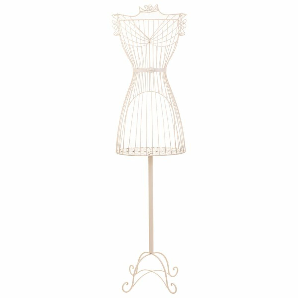 Mannekäng Alexandra House Living Vit 31 x 72 x 31 cm - 3