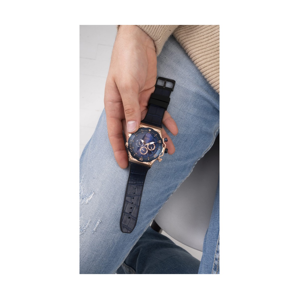 Unisexklocka Guess GW0326G1 (Ø 48 mm) - 8