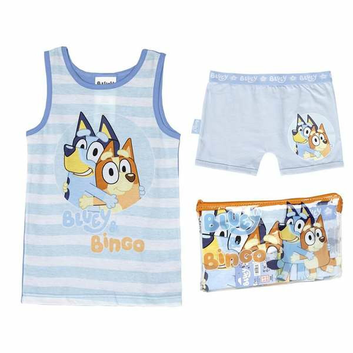 Pyjamas Barn Bluey Ljusblå (3 år)
