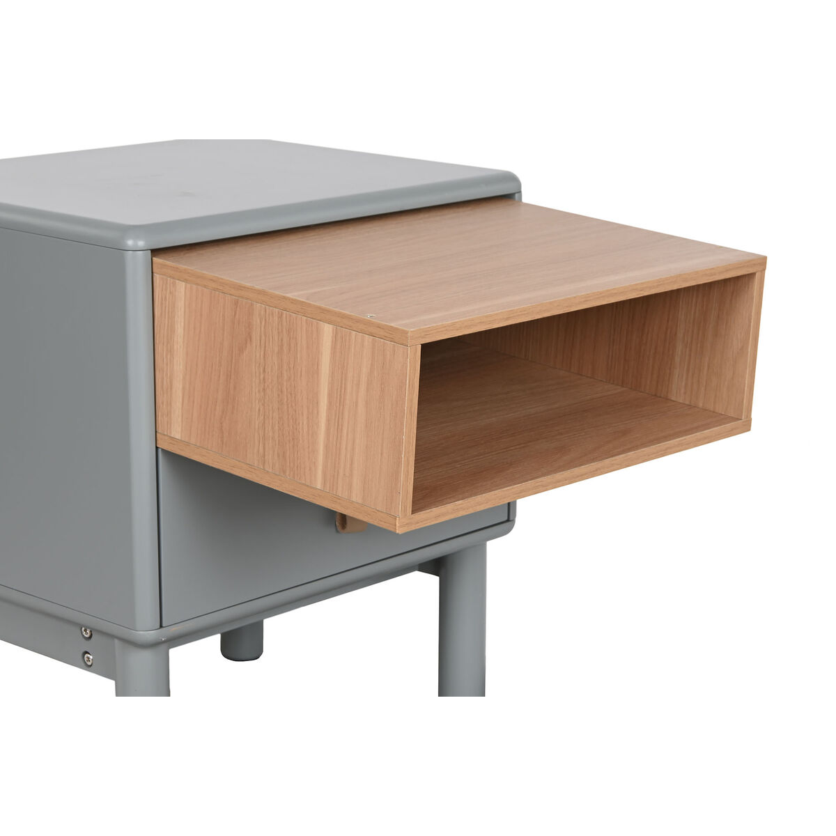 Nattduksbord Home ESPRIT Blå Grå Naturell Trä MDF 48 x 40 x 55 cm - 5