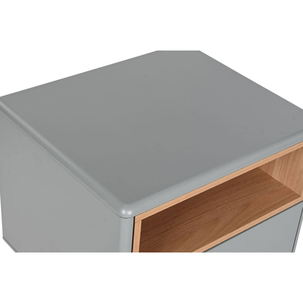 Nattduksbord Home ESPRIT Blå Grå Naturell Trä MDF 48 x 40 x 55 cm - 10