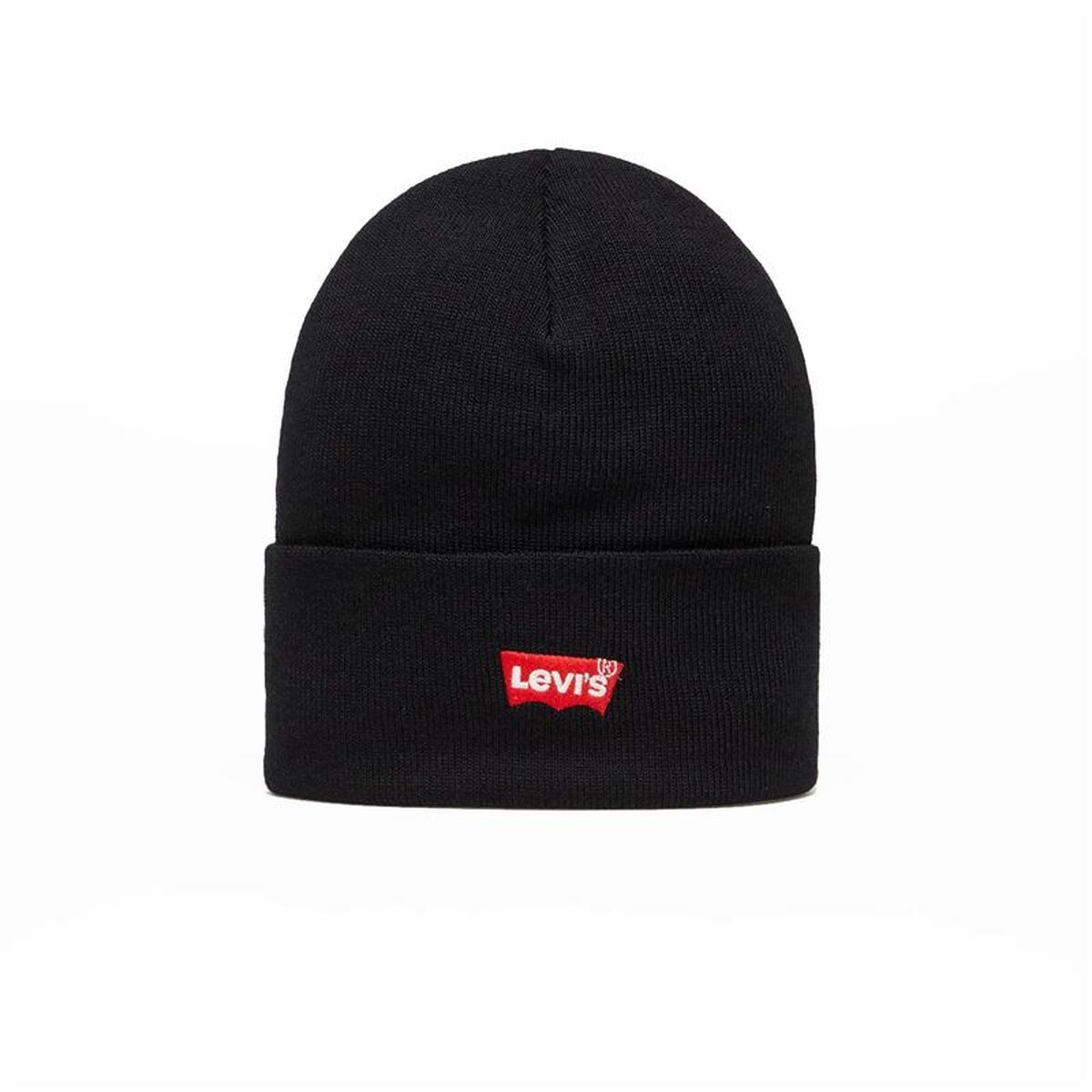 Sportmössa Levi's Batwing Embroidered Beanie Svart One size