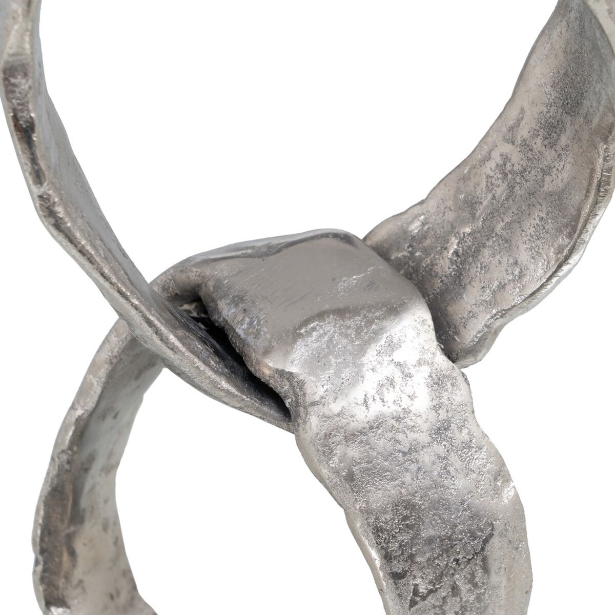 Prydnadsfigur 21 x 15 x 63 cm Svart Silver - 3