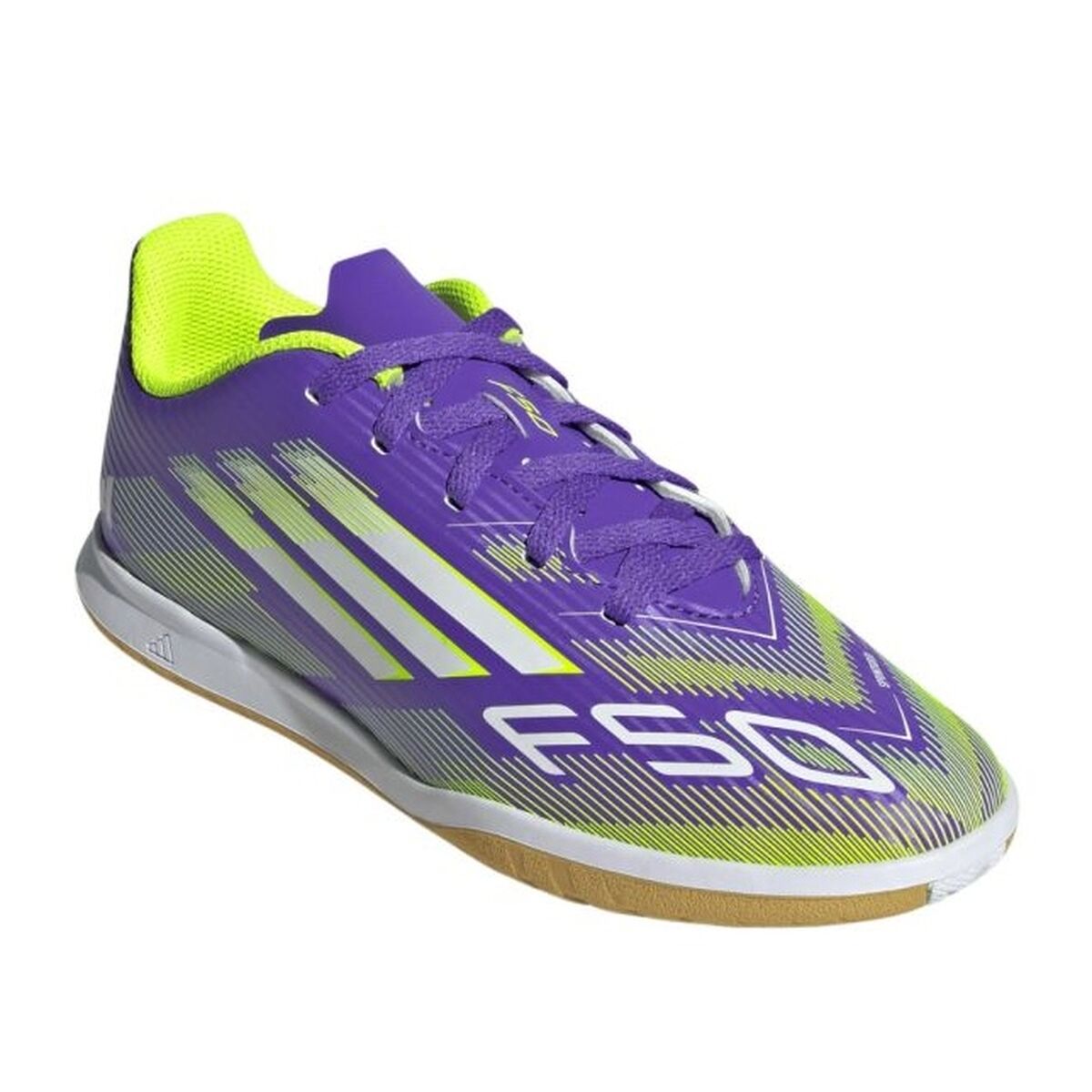 Fotbollsskor för inomhusbruk för barn Adidas F50 CLUB IN J JI0042 Purpur - 2