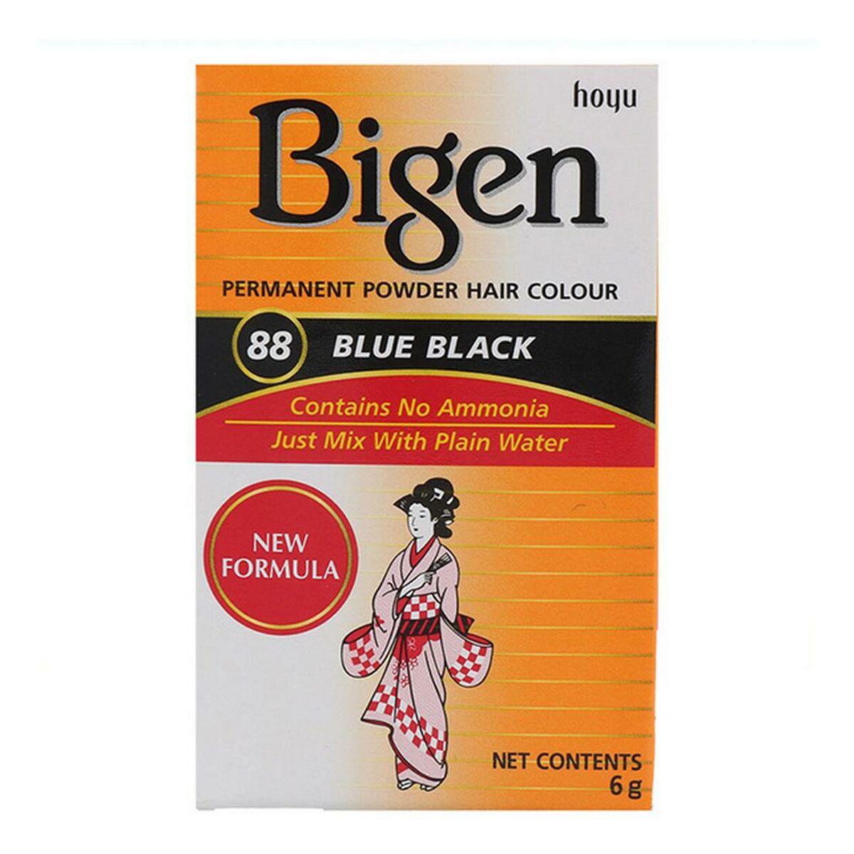 Permanent färg Bigen 88 Negro Blåsvart Nº 0-88 (6 gr) - 4
