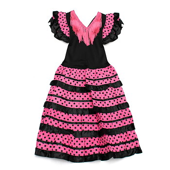 Klänning Flamenco VS-NPINK-LN6 6 år