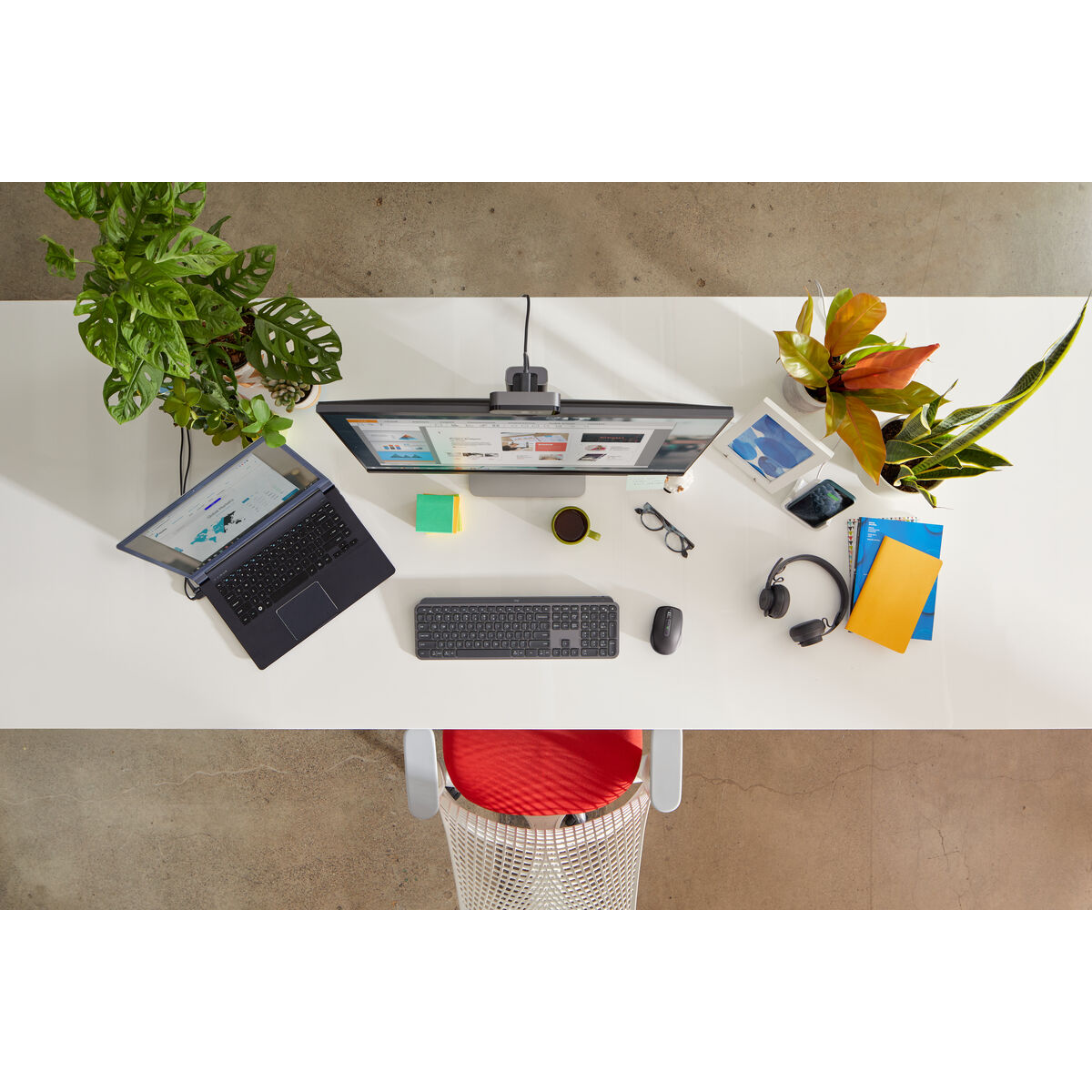 Tangentbord Logitech MX KEYS Grafit Qwerty Spanska - 3
