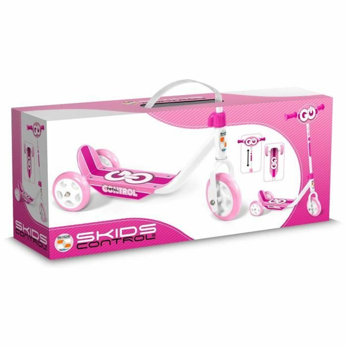 Sparkcykel Stamp SKIDS CONTROL Rosa - 4