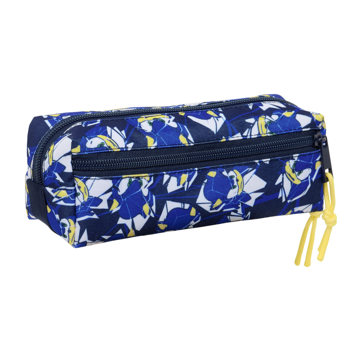 Tredubbel Carry-all Sonic City Blå 22 x 8,5 x 6 cm - 2