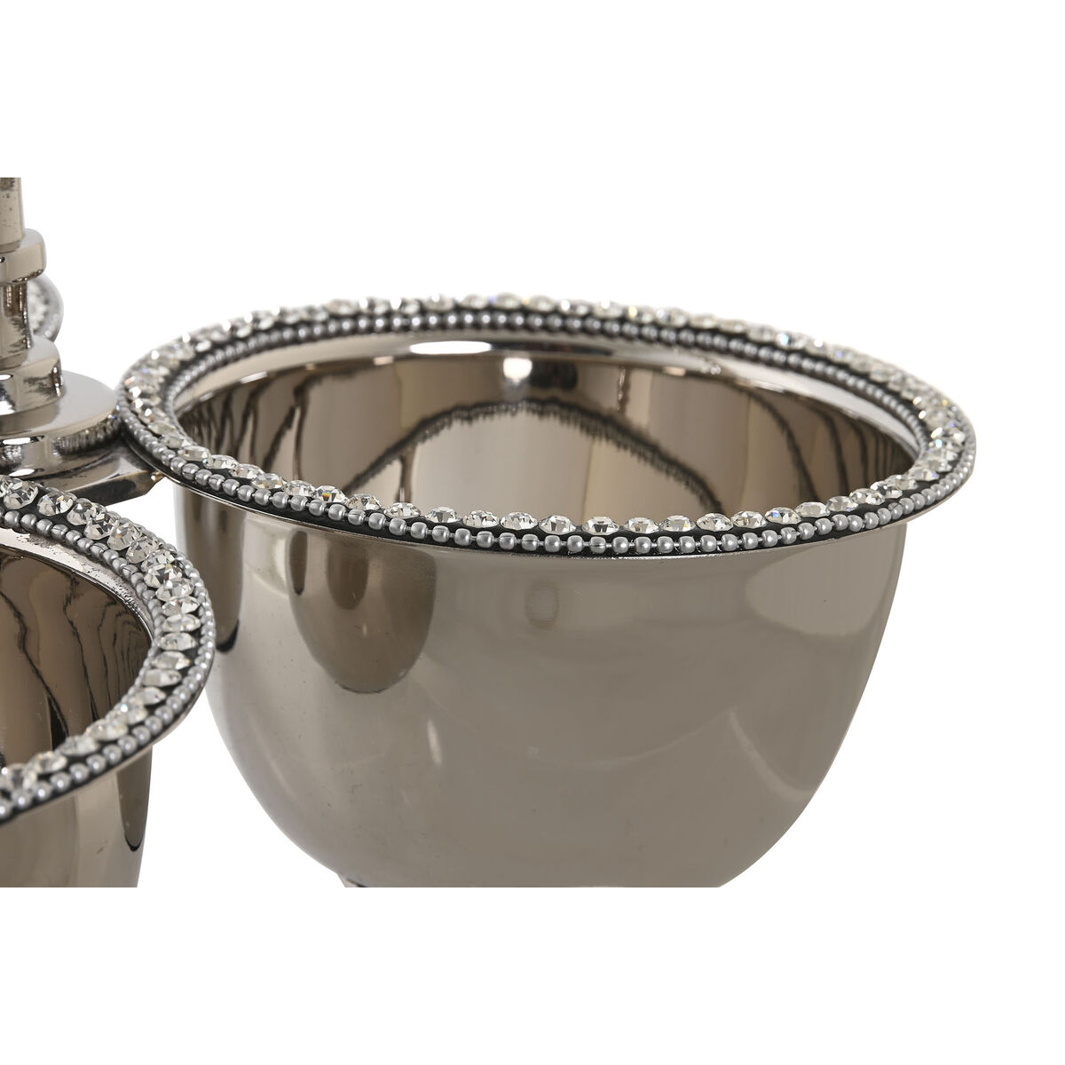 Bordsdekoration DKD Home Decor Silvrig Akryl Aluminium 24 x 24 x 18 cm - 3
