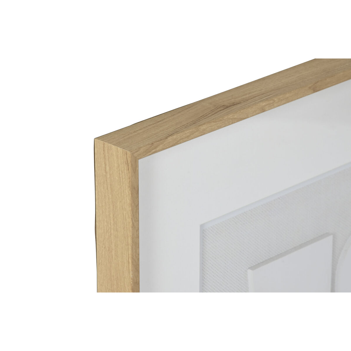 Tavla Home ESPRIT Vit Naturell Modern 60 x 4 x 60 cm (2 antal) - 2