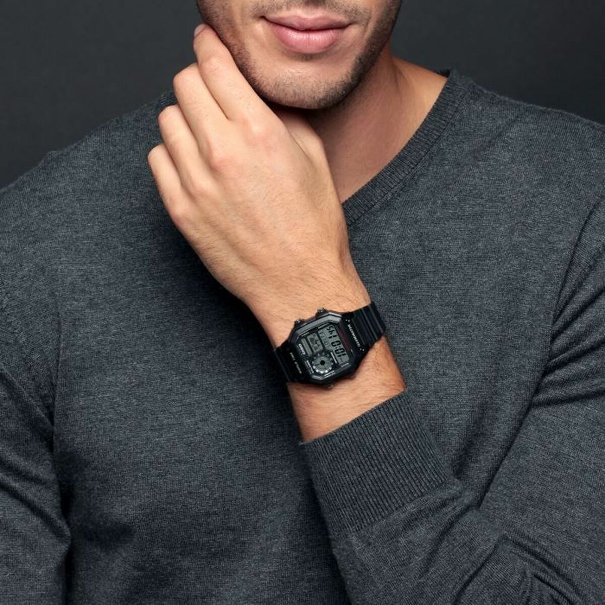 Herrklocka Casio Svart - 2