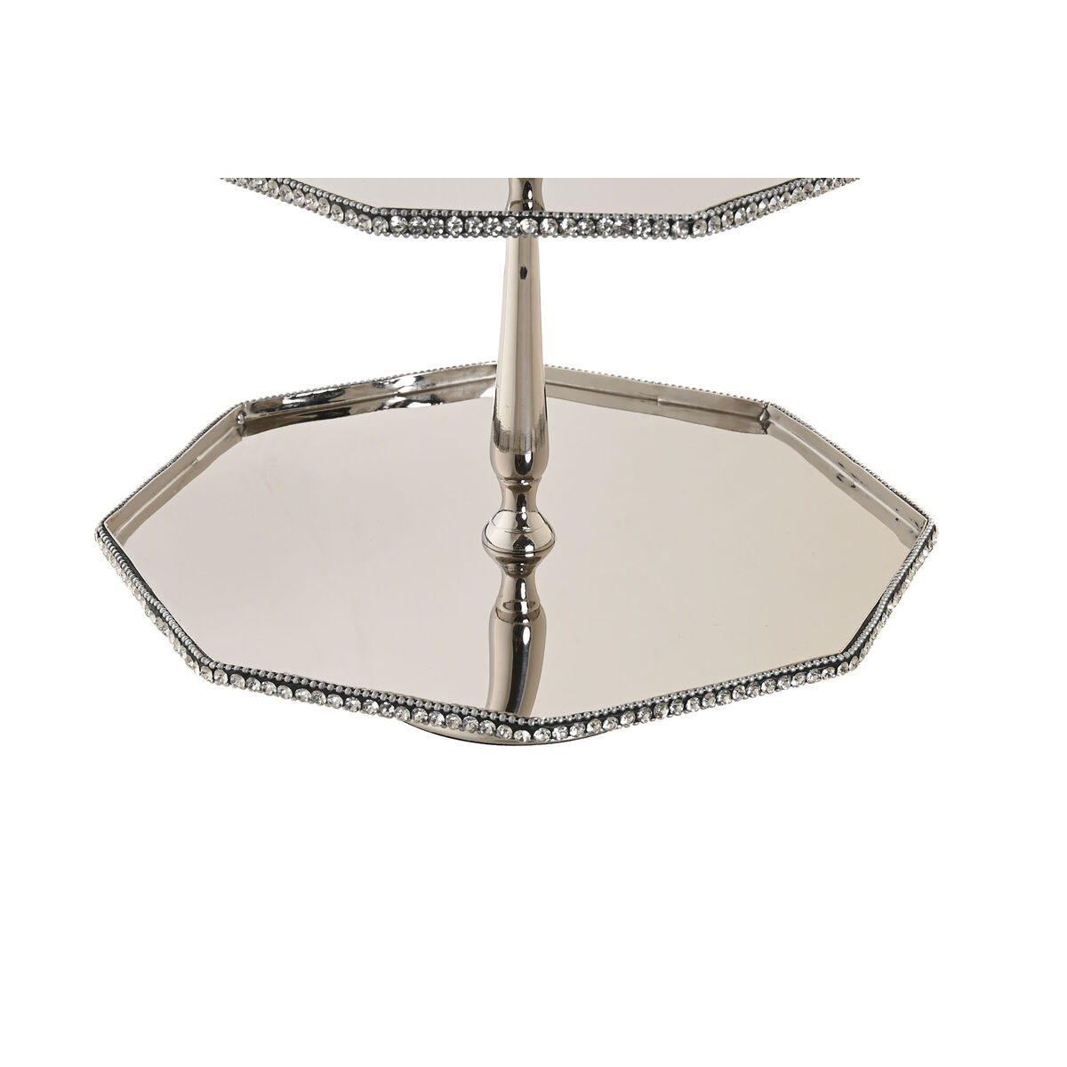 Bordsdekoration DKD Home Decor Silvrig Aluminium 28 x 28 x 47 cm - 6