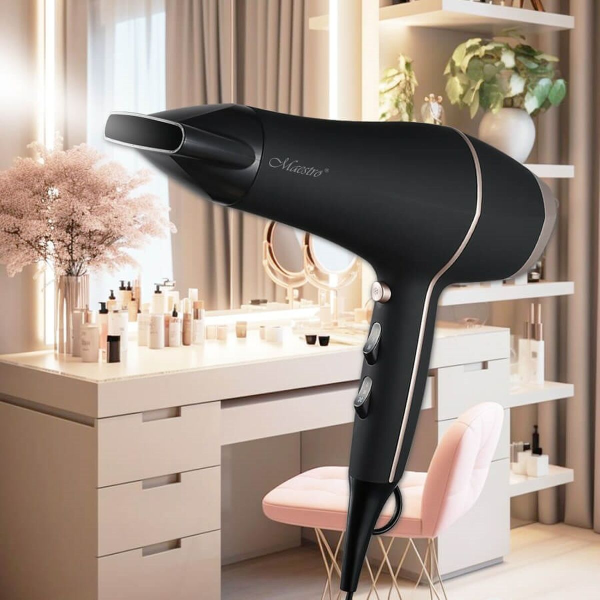Hårtork Feel Maestro MR-221 Svart 2400 W - 2