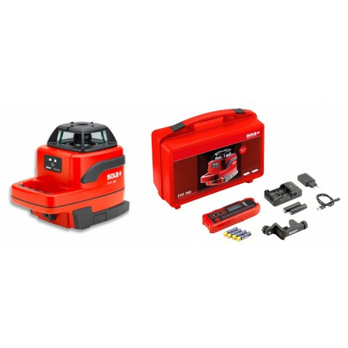 Roterande laser-nivå SOLA EVO 360