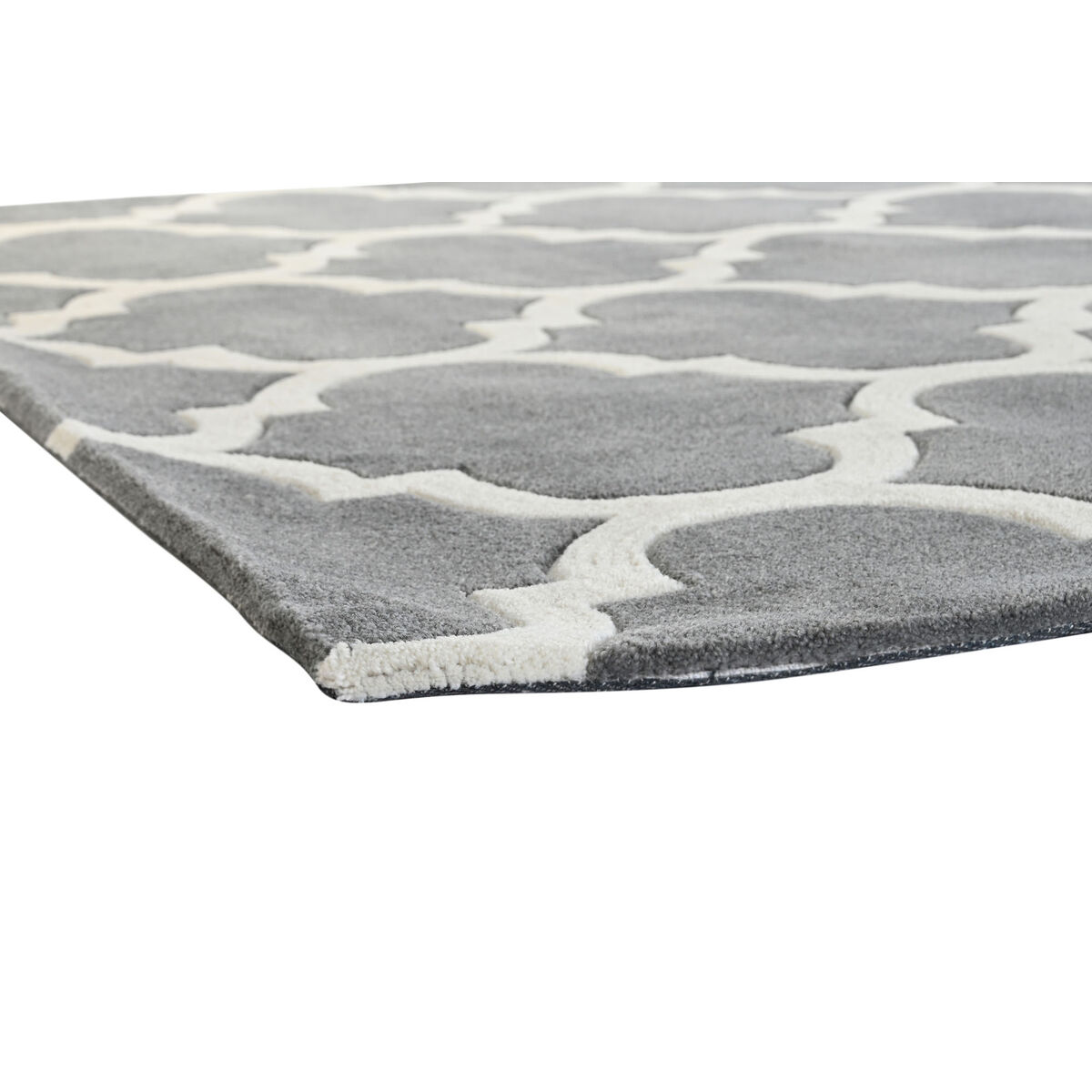 Matta DKD Home Decor 160 x 230 x 2 cm Grå Polyester Etnisk - 3
