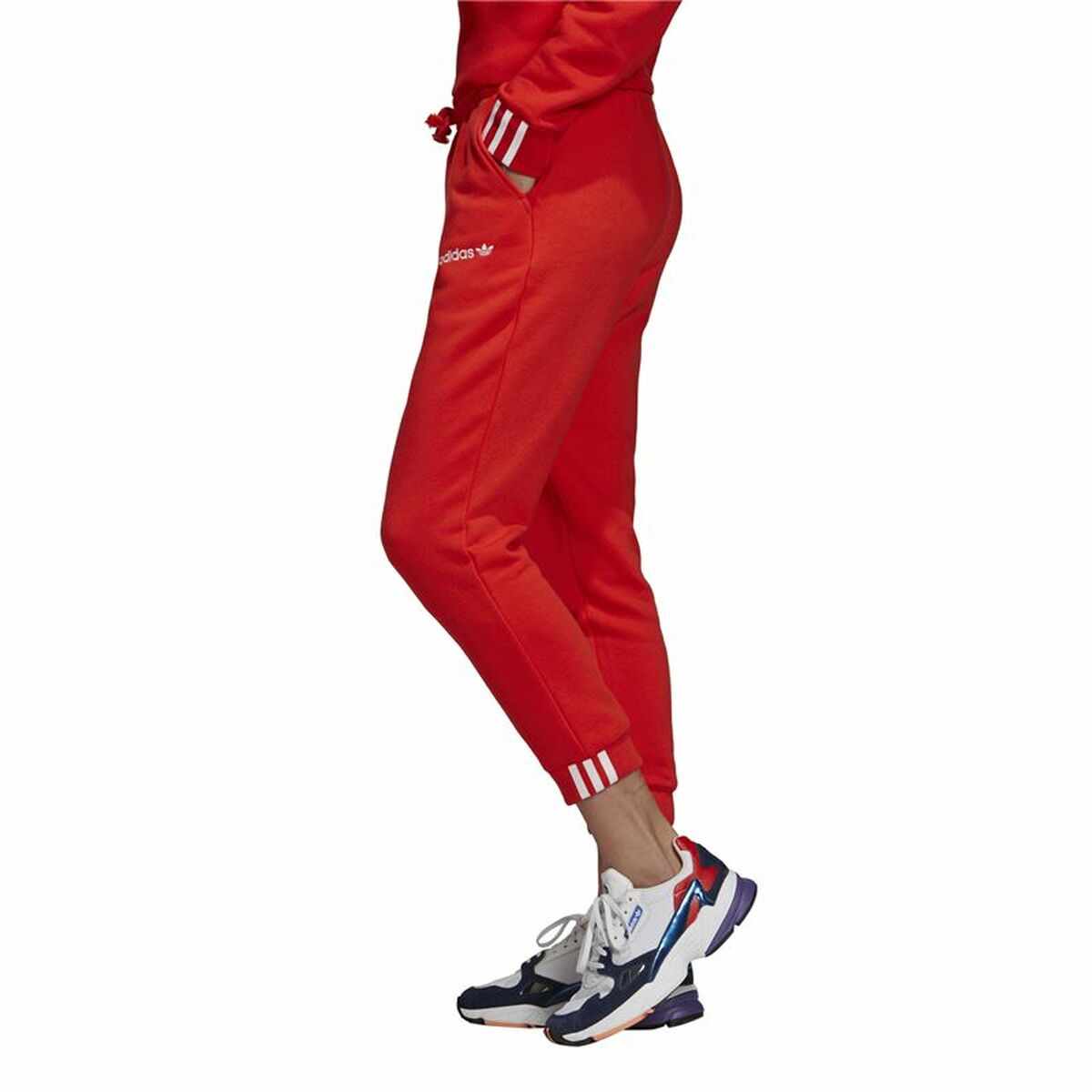 Långa träningsbyxor Adidas Originals Coezee Röd Kvinna - 3