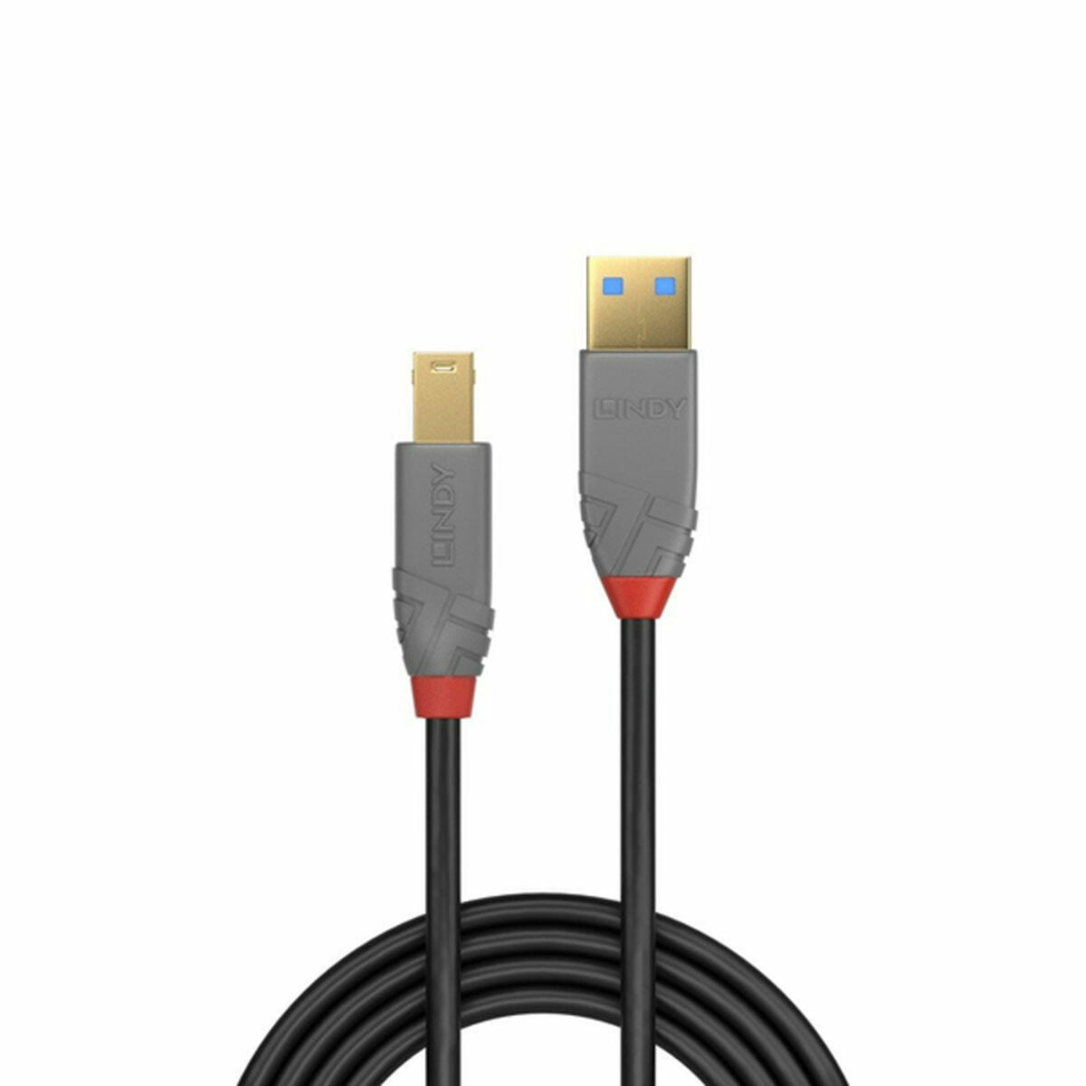 USB-kabel LINDY 36744 5 m Svart Grå - 6
