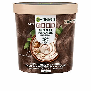 Permanent färg Garnier Good Café Kastanjebrun Nº 5.0 Nº 5.0 Castano Cafe 217 ml (1 antal)