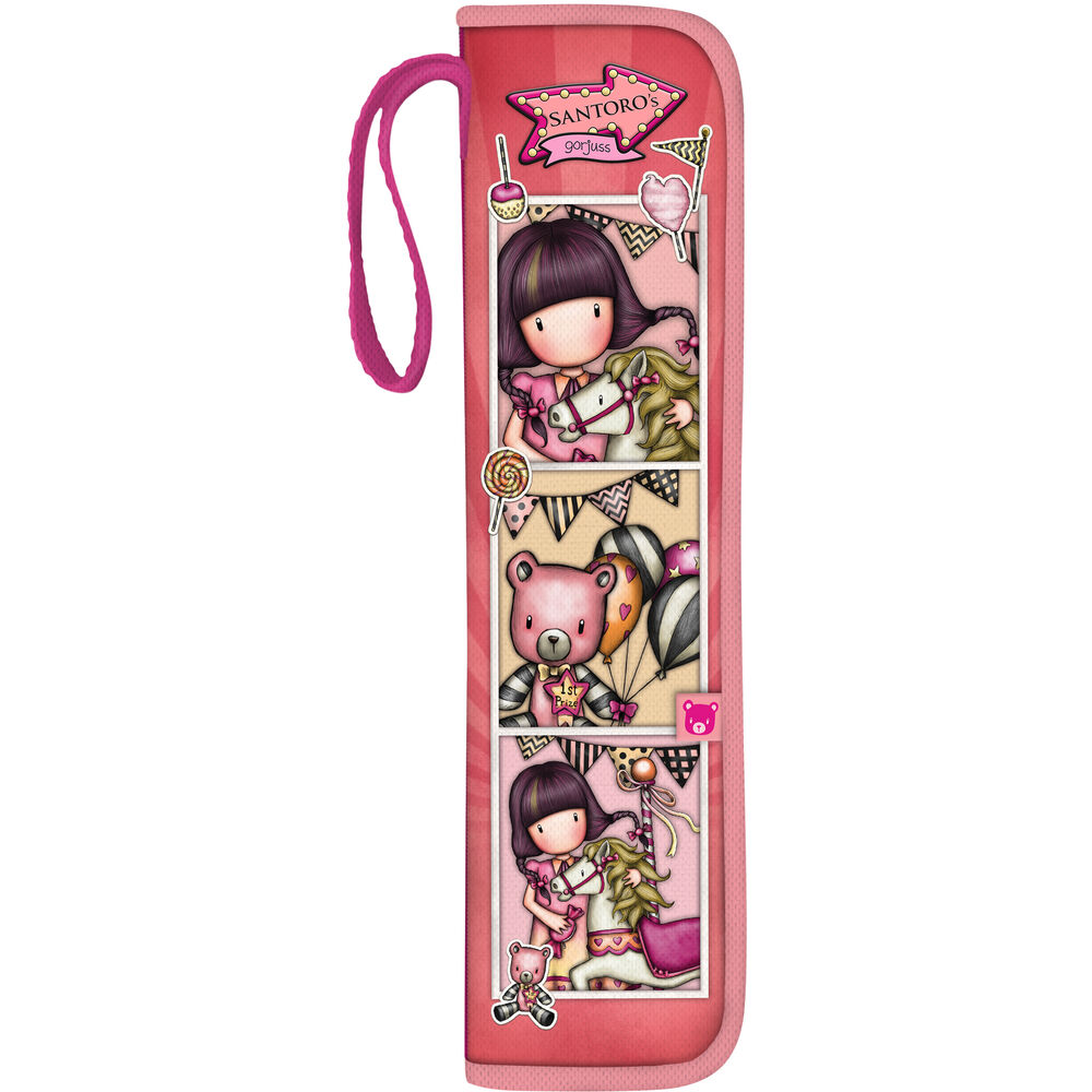 Inspelningsväska Gorjuss Carousel Lax 10 x 36 x 2.5 cm