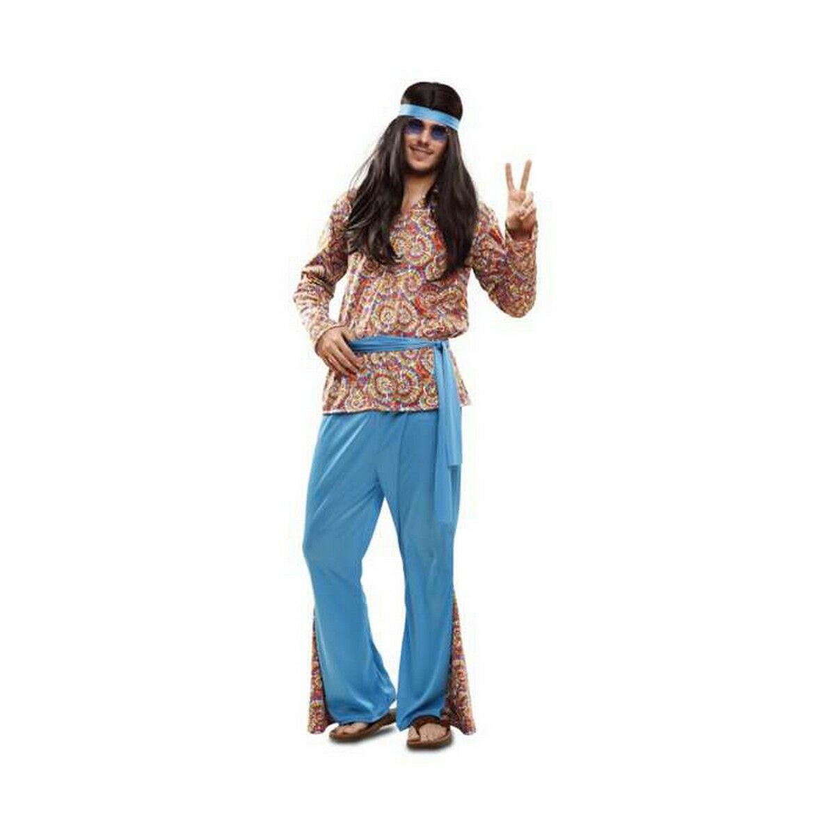 Maskeraddräkt vuxna My Other Me Hippie Psykedelisk - 6