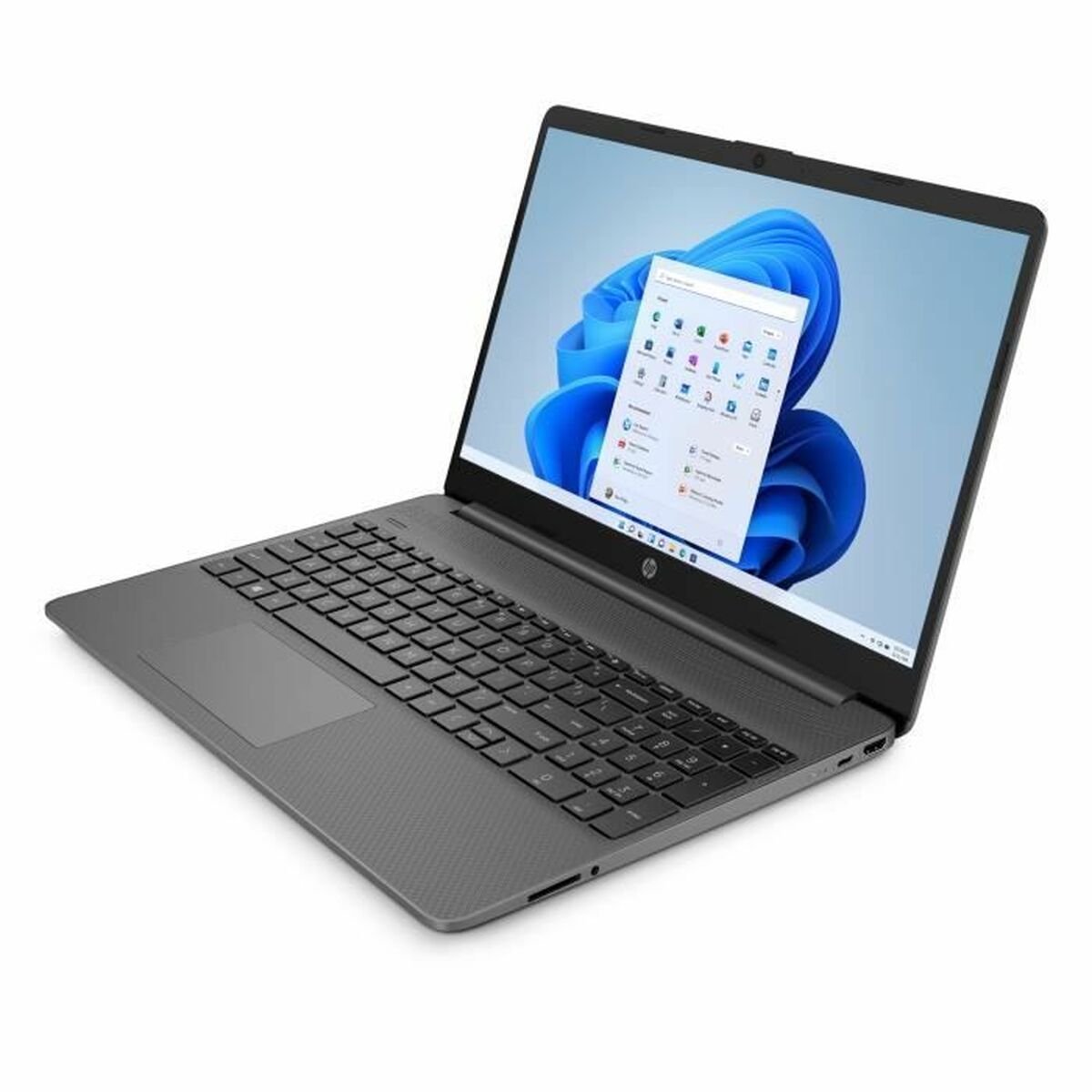 Bärbar dator HP 15s-fq0024nf 15,6" Intel Celeron N4120 4 GB RAM 128 GB SSD Azerty Franska - 4