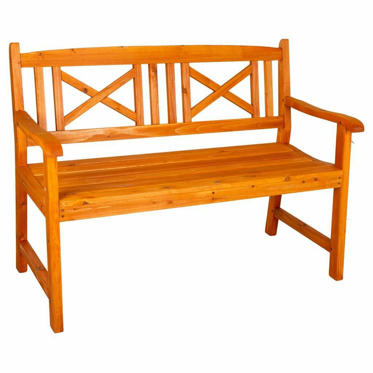 Bänk Alexandra House Living Orange Granträ 65 x 68 x 120 cm